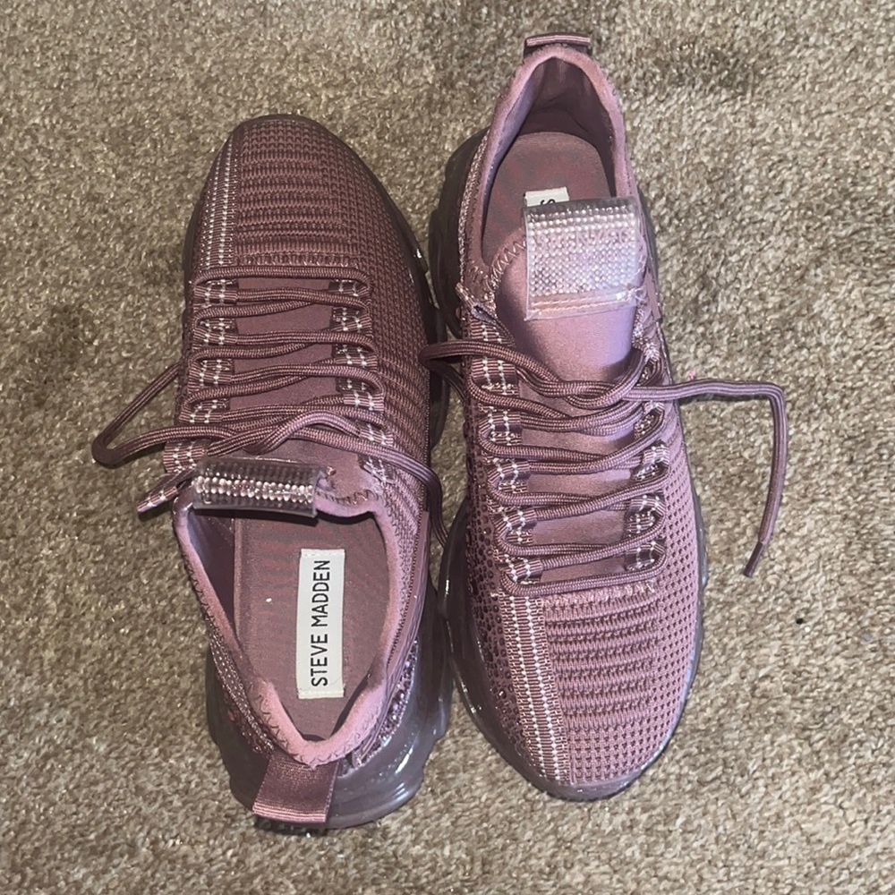Purple Steve madden sneakers